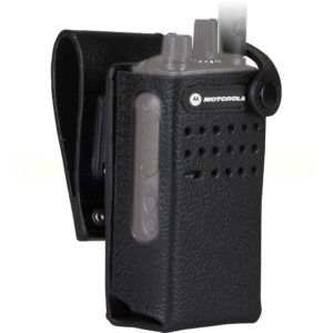 Housse cuir pivot PMLN5866 pour Motorola DP2400
